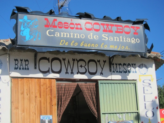 Cowboy bar in El Ganso